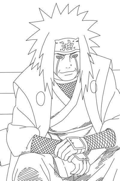 Jiraiya Y Tsunade Para Colorear Imprimir E Dibujar Coloringonly Com