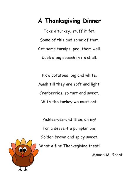 11 Cute Happy Thanksgiving Poems 2023 For Kids Friends