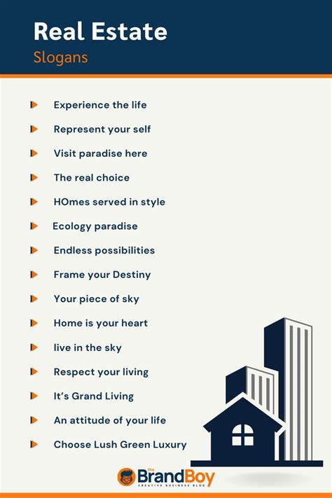 Real Estate Slogans And Taglines Guide Generator Real Estate Slogans Slogan
