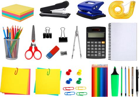 Download Material Escritorio Png Office Supplies Png Image With No