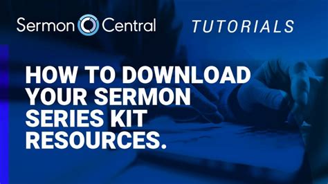 How To Download Your Sermon Series Kit Resources Tutorial Video