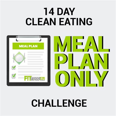 14 Day Clean Eating Challenge Meal Plan Fit Food 4u