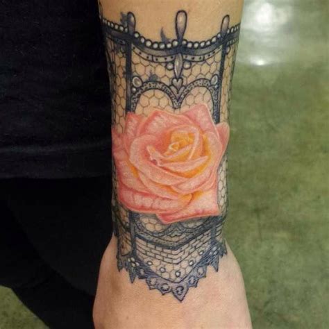 Rose And Lace With Images Inspirational Tattoos Wrist Tattoos Tattoos