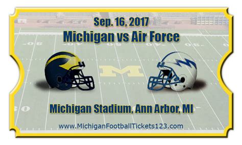 When it comes to service academy football, you won't find a better squad than the falcons, so purchase your air force falcons football tickets today and can experience their sensational play live in person. Michigan Wolverines vs Air Force Falcons Football Tickets ...