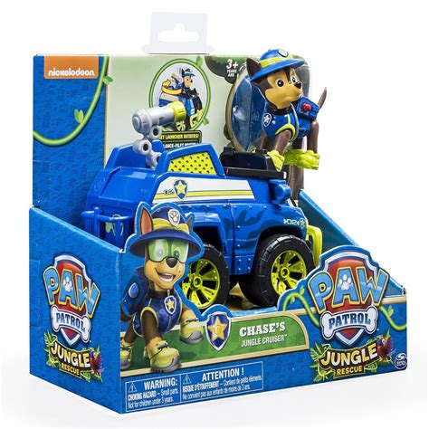 Paw Patrol Chase S Jungle Rescue Cruiser Truck Toy Authentic Paw