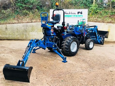 New Solis 26 Compact Tractor With Loader And 41 Bucket And Backhoe Mini