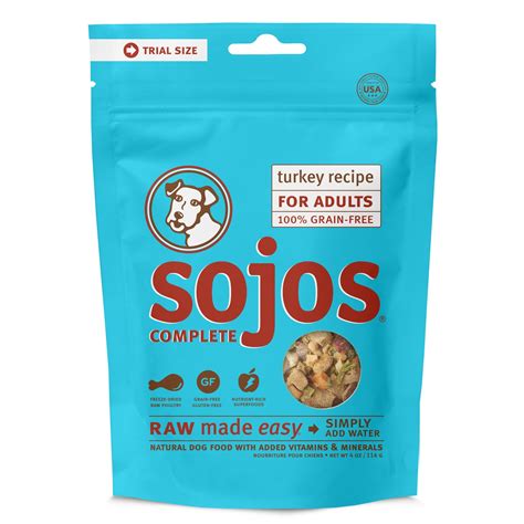 Check spelling or type a new query. Sojos Complete Grain-Free Adult Turkey Recipe Freeze-Dried ...