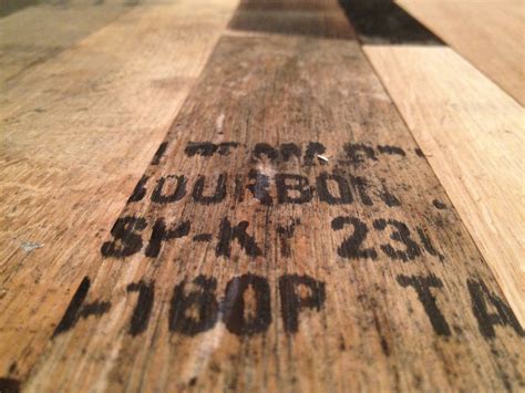 Solid Hardwood Flooring Made From American Bourbon Barrels