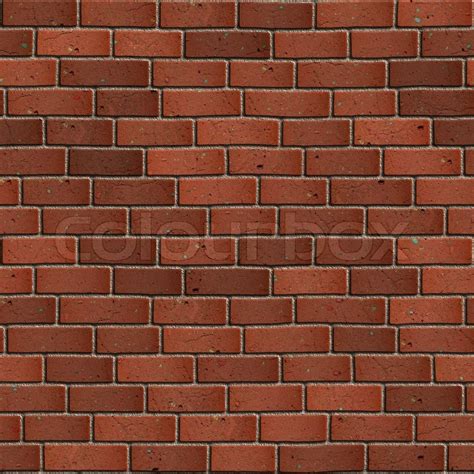 Dark Red Brick Wall Seamless Tileable Texture Stock