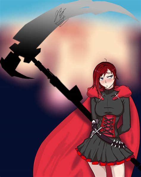 Rwby Ruby Rose By Zer0sc4pe On Deviantart