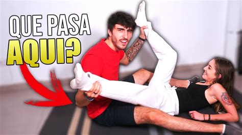 posiciones extraÑas con mi novia yoga challenge ft marta youtube