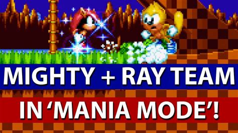 How To Play As Both Mighty And Ray In Mania Mode Sonic Mania Plus