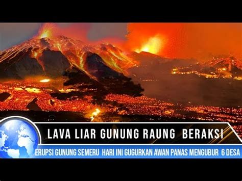 Berita Viral Innalillah Gunung Ini Tiba Meletus Juga Ribuan