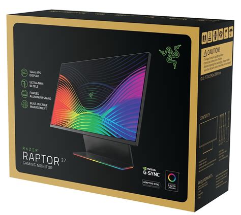 Razer Raptor Gaming Monitor Mit 27 Zoll Ab Sofort Erhältlich