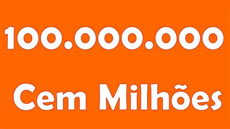 Quantos Digitos Tem Um Milhão
