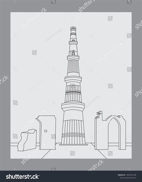 Aggregate 75 Qutub Minar Ki Drawing Xkldase Edu Vn