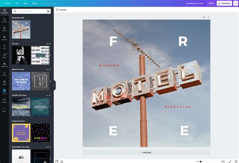 Free Online Album Cover Maker Create Custom Designs Online Canva