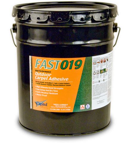 Adhesive bleed through is most commonly caused by the adhesive field lacking the appropriate amount of open time. 019 Mid Grade Outdoor Carpet Adhesive