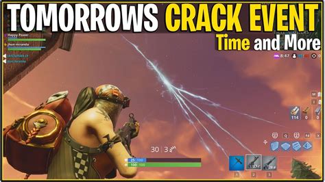 New Fortnite Tomorrows Crack Live Event Official Time And Explained