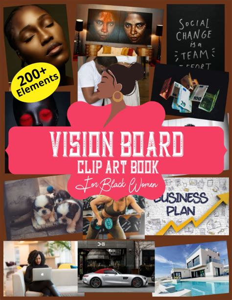 Buy Vision Board Clip Art Book For Black Women Create Powerful Vision Boards From 200 Pictures