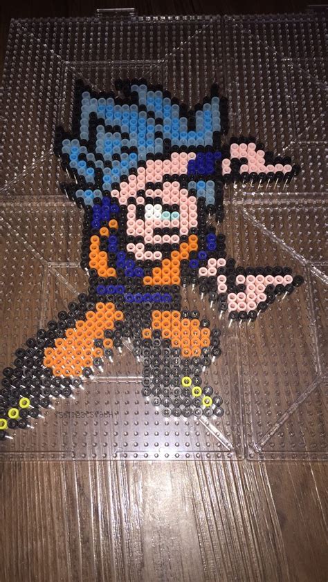 I hope you like it!! Dragon ball super Fusion perler | Dragon ball super ...