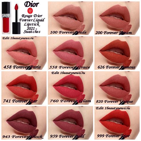 Новая линия губных помад Dior Rouge Dior Forever Liquid Lipstick 2021