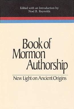 There is much corroborative evidence that. Who Wrote the Book of Mormon? | Religious Studies Center