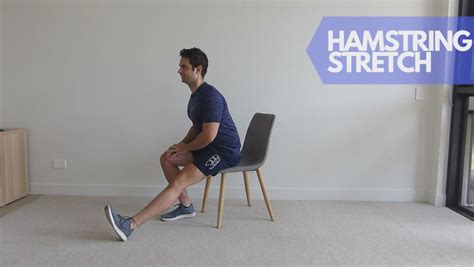 Seated Hamstring Muscule Stretch For Seniors More Life Health — More