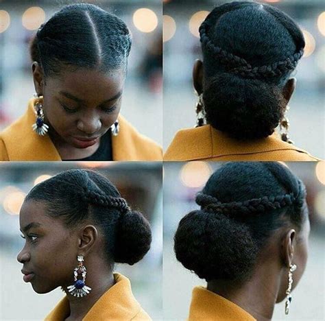 Unique packing gel styles for afro bun / 18 cute packing gel & ponytail hairstyles for occasions. Simple Bun Hairstyle #Caribbean #CaribbeanGirls # ...