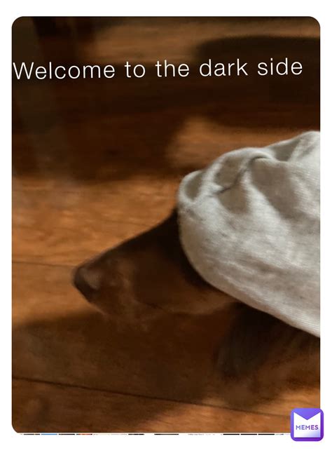 Welcome To The Dark Side Makemeasandwich Memes