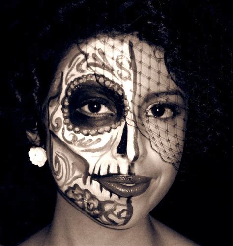 Dia De Los Muertos By Mysterychildren On Deviantart Halloween Makeup