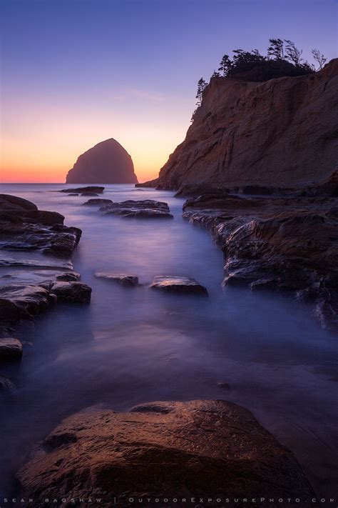 Kiwanda At Twilight Stock Image Cape Kiwanda Oregon Sean Bagshaw