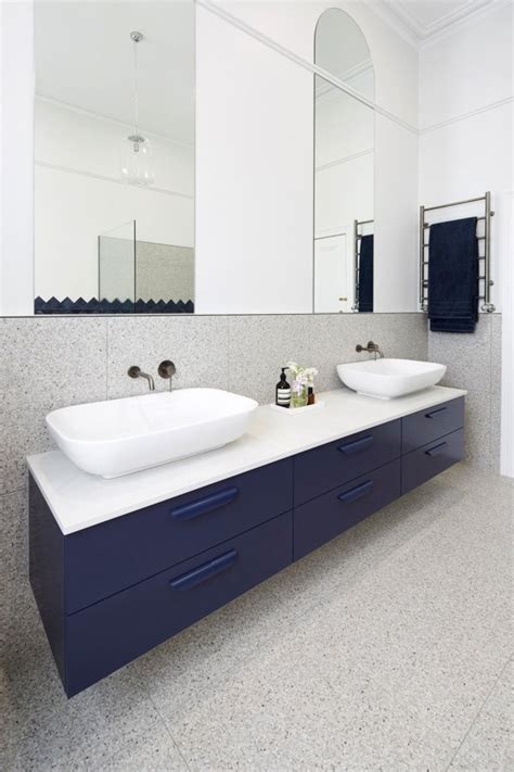 Embracing Color Of The Year 20 Lovely Bathroom Vanities In Blue Decoist