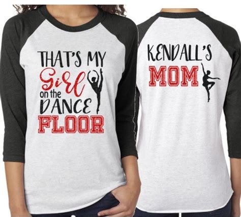 Glitter Dance Mom Shirt Dance Shirt That S My Girl On The Dance Floor Customize Colors Etsy