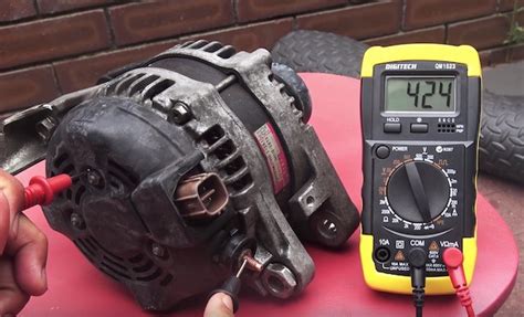 Dom Mathis Zrušiť Test Alternator With Multimeter Psanec Rieka Parana Guma