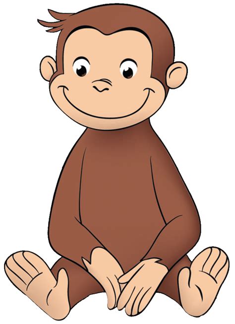 Curious George Sitting Transparent Png Stickpng