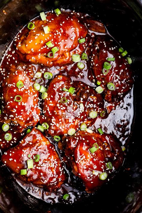 Crock Pot Honey Garlic Chicken Recipe The Cookie Rookie