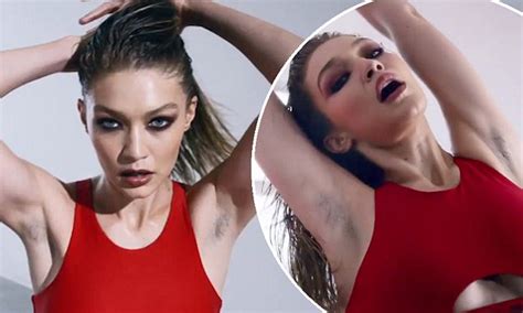 Gigi Hadid Flashes Her Armpit Hair In Love Shoot Daily Mail Online