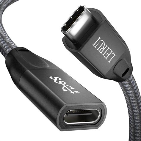 Leirui Usb C Extension Cable 1 Feet Usb 31 10gbpstype C