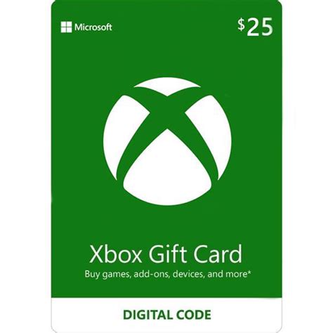 The product can be activated only in countries supported by the xbox live service and. Xbox Gift Card 25$ | Digital Code