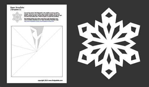 Free Printable Snowflake Template