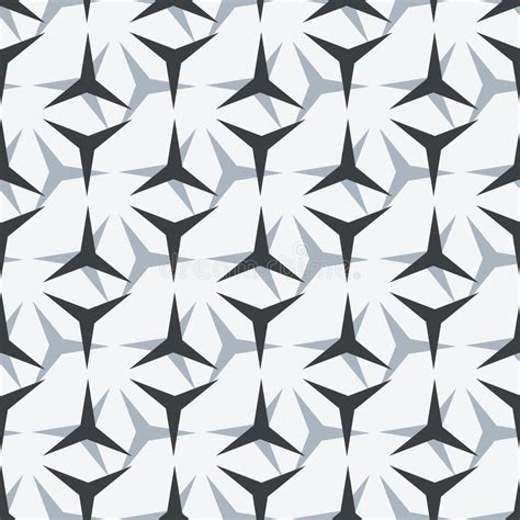 Simple Seamless Ornamental Pattern With Geometric Design