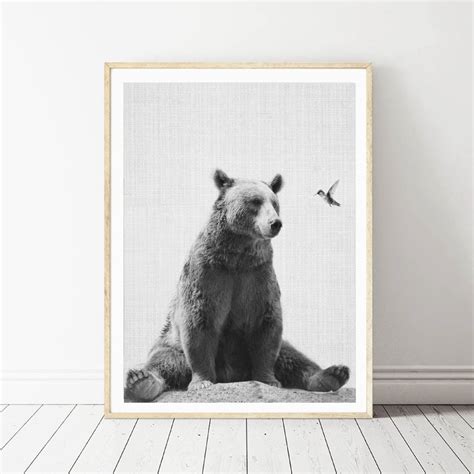 Buy Woodland Animal Bear Prints Nursery