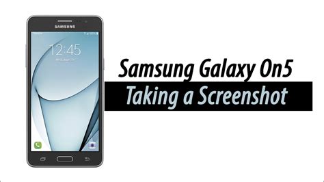 On some samsung galaxy tablets, you can enable a setting which allows you to take a screenshot by swiping the edge of your hand from right to left across the screen. Samsung Galaxy On5 - How to Take a Screenshot - YouTube