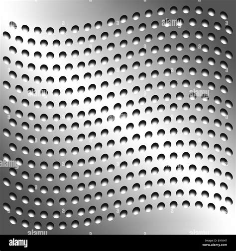 Perforated Metal Plate Stock Photo Alamy