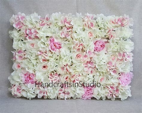 Wedding Flower Wall Backdrops Silk Hydrangea Peony Roses Etsy