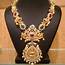 Gold Traditional Antique Haram  South India Jewels