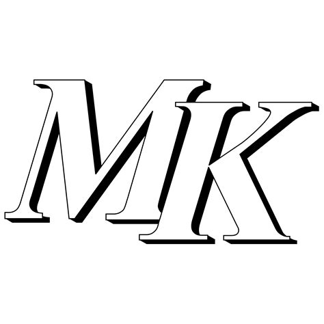 Monogram Mk Logo Design By Vectorseller Thehungryjpeg