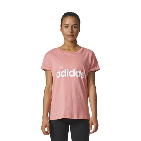 Adidas Essentials Linear Loose Tee Womens Casual Clothing