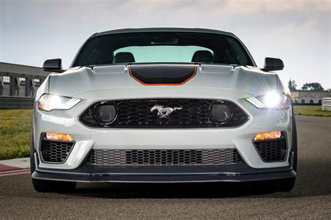The 2021 Ford Mustang Mach 1 Grille Has Empty Spots For Fog Lights Of